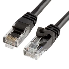 3FT Cat6 Ethernet Cable UTP LAN Network Patch Cord RJ45 Cat 6 Cable - Black