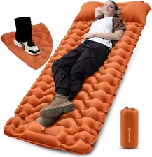 KingCamp Sleeping Pad for Camping, Ultralight Connectable Inflatable Sleeping Pa