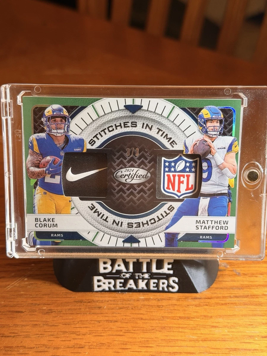Panini Matthew Stafford Memorabilia Football Sports Trading Cards