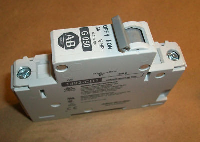 Allen Bradley Circuit Breaker 1492CB1G050  1 Pole 5 amp