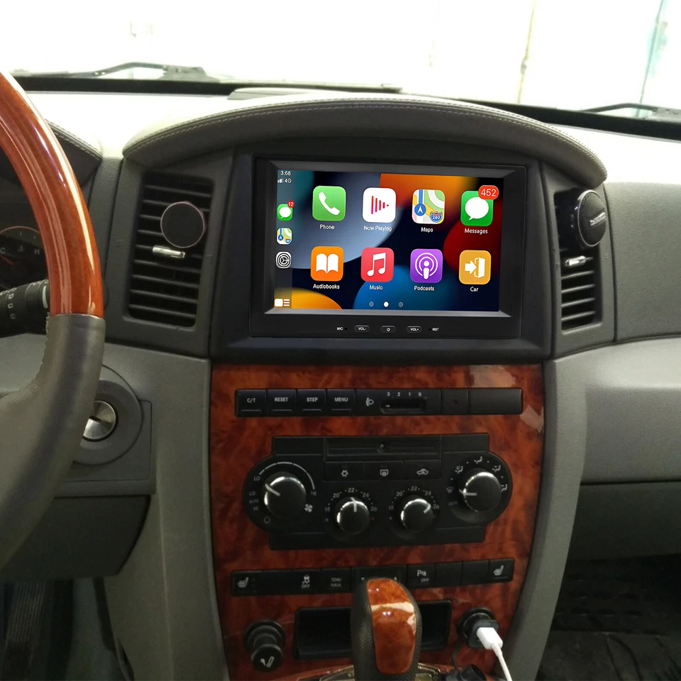 For Dodge Charger 2006-2007 Fit For Carplay Car Stereo Radio Android 13 GPS Navi Foto 3 de 4