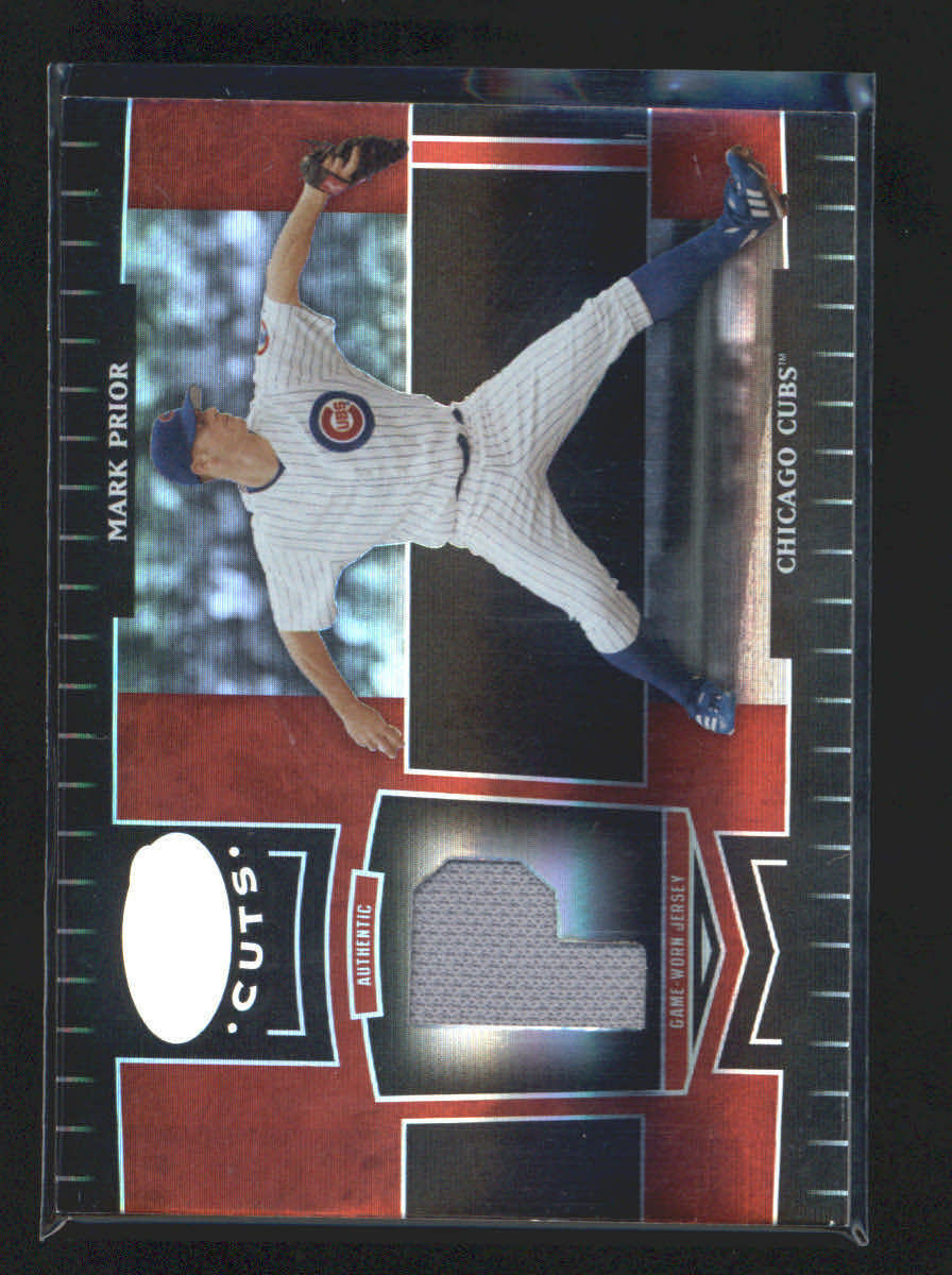 Mark Prior Reds MARK PRIOR 2004 LEAF CERTIFIED CUTS MIRROR RED GAME USED JERSEY #071/ ...