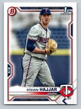2021 Bowman #BDC-161 Steven Hajjar   Minnesota Twins
