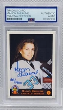 PSA DNA 1994 Classic Pro Hockey Prospects Auto Manon  Rheaume/1900