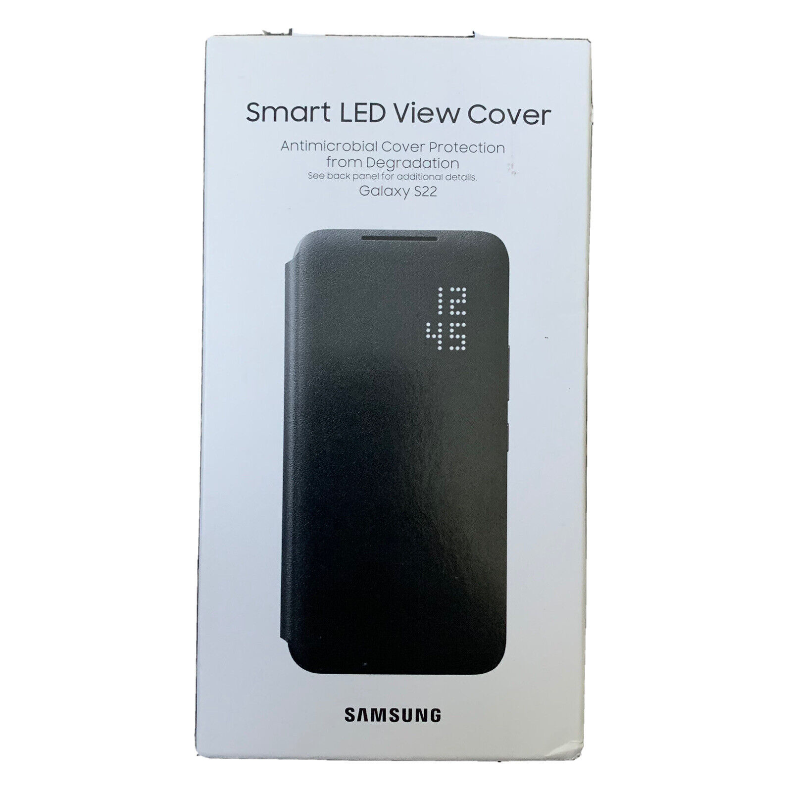 Samsung Smart LED View Cover for Galaxy S22 Ultra - Black for sale