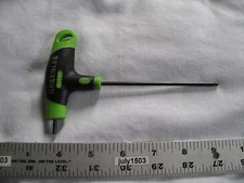 (1) New Greenlee 1/8" T-Handle Ball End Hex Key Wrench 0254-44 