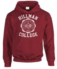 HILLMAN COLLEGE Official Crest - Fleece Pullover Hoodie