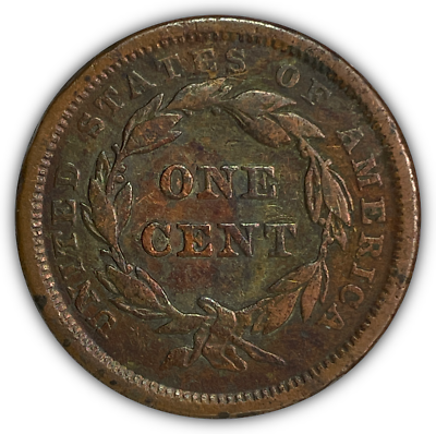 【極美品】1877 Straits Cent XF 40 BN ヴィクトリア 1 cent 1877 - Victoria, Straits Settlements