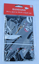 Pirate Skull CrossBones Bandana 20.5" x 20.5"