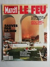 N1288 Magazine Paris-Match No. 2099 17 August 1989 Le Feu IN the Cove, Saved