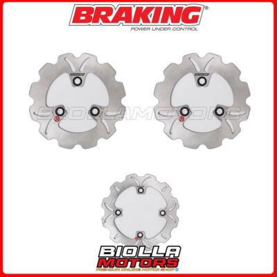 Honda TRX EX 400 2001 BRAKING BRAKE DISC KIT - FRONT + REAR [WAVE FI