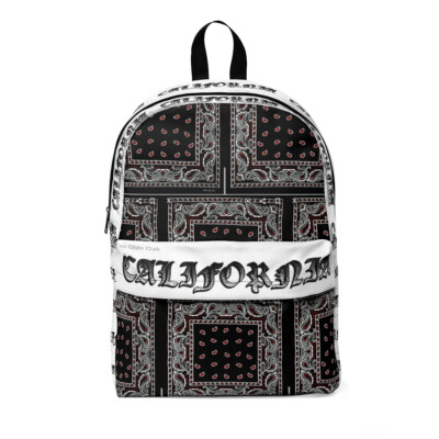California Black Paisley Unisex Classic Backpack