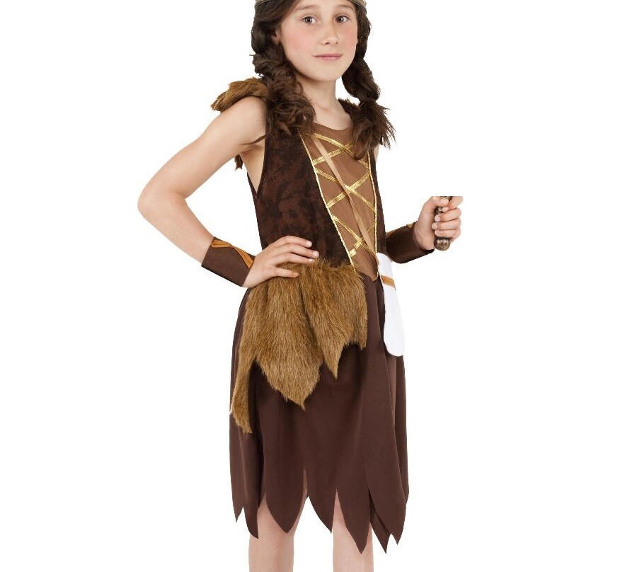 Niños Viking Disfraz para Niña Infantil Niña Día Del Libro Conjunto Smiffys