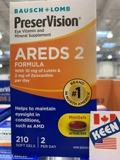 PRESERVISION AREDS 2 FORMULA 210 SOFTGELS, EXP:2027JULY, AiWaWa CA