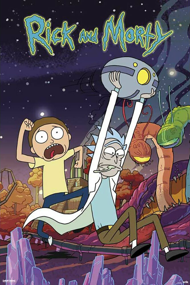 RICK AND MORTY - PLANET POSTER 24x36 - 85236 | eBay
