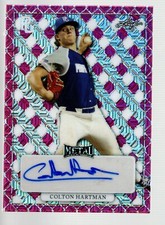 2022 Leaf Perfect Game A-A Auto Pink Mojo #MA-CH1 Colton Hartman 1/1