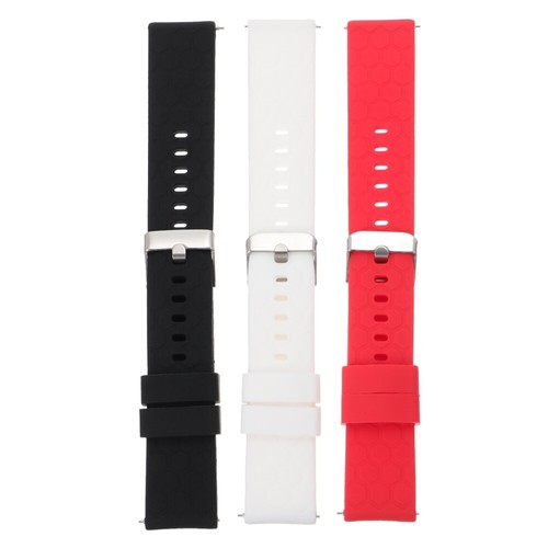 10 Pezzi Passanti per Orologio in Silicone Anello di Ritegno Orologio