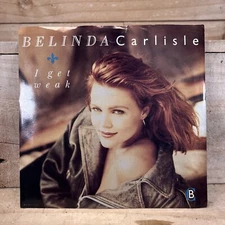 BELINDA CARLISLE, I GET WEAK, Should I Let You In, 7” 45RPM 1988 MCA-53242