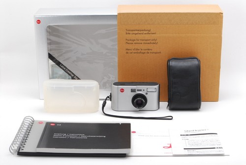 【 Near MINT in Box 】 Leica C2 Vario Elmar Silver 35mm Film Camera From JAPAN
