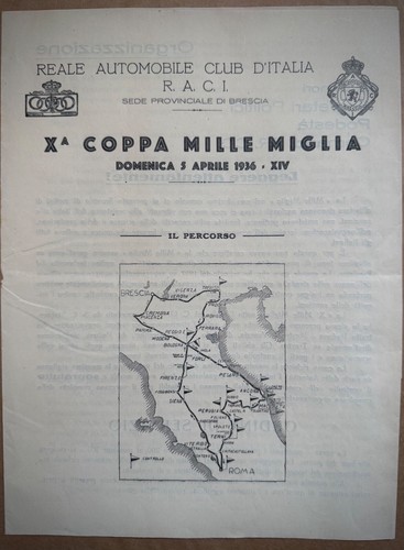 Distintivo Reale Moto Club D'italia C. Paccagnini Milano Originale D