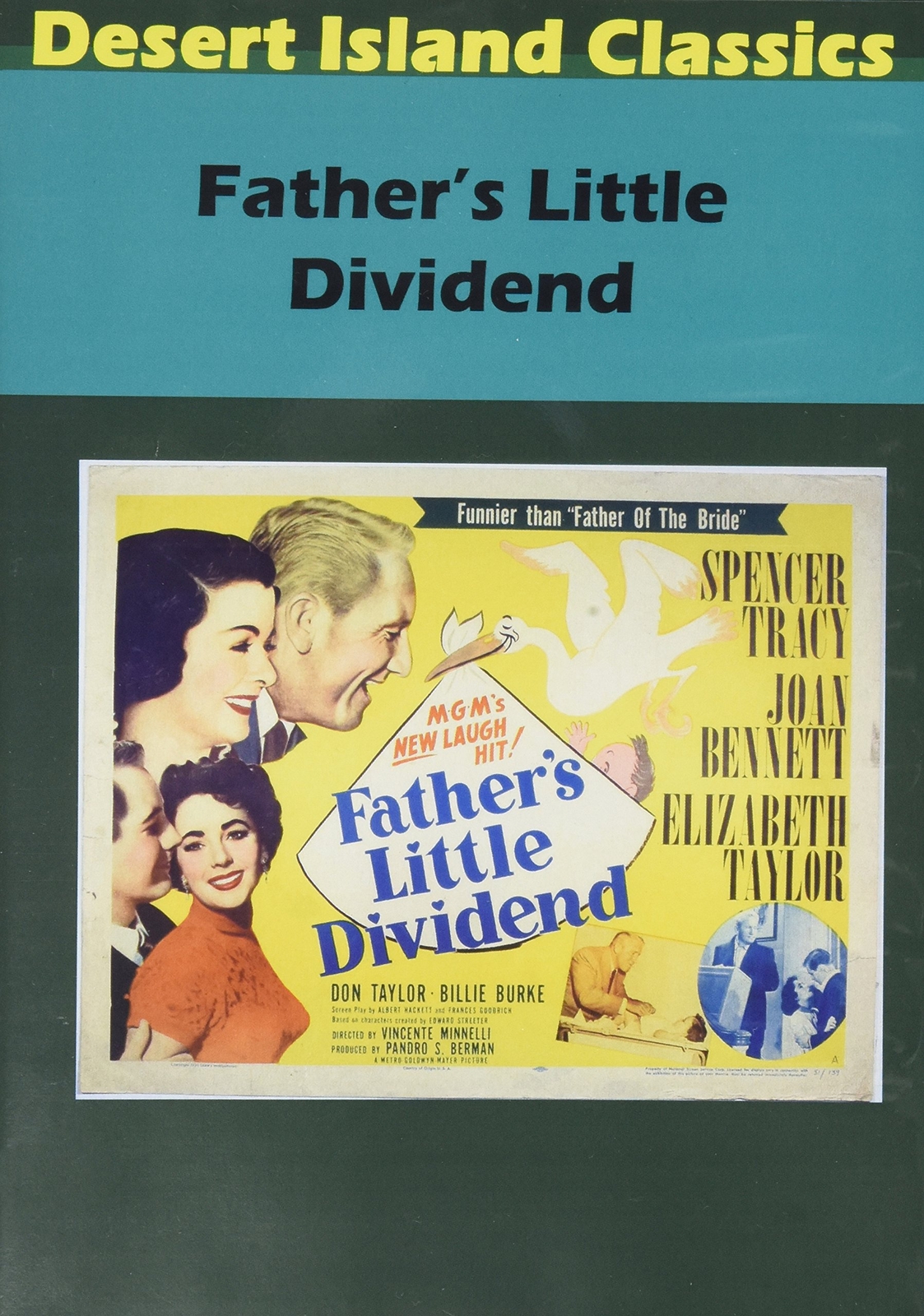 Father's Little Dividend (DVD) Elizabeth Taylor Spencer Tracy