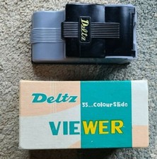 Deltz 35mm Colour Slide Viewer vintage battery operated - for Parts