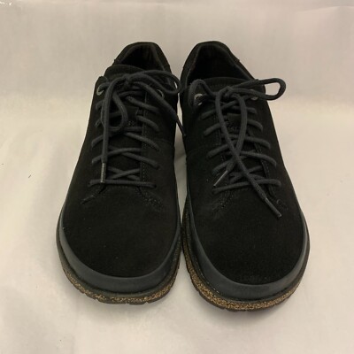 Birkenstock Honnef Low Black Suede Leather Shoes Narrow Width Mens Size 10 EU 43 Birkenstock New w/o Box Honnef Low Black Suede Leather  main image 3