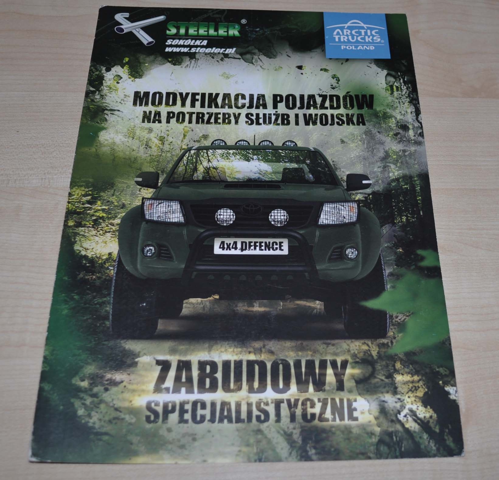 Arctic Trucks Steeler Toyota Pickup Military Brochure Prospekt