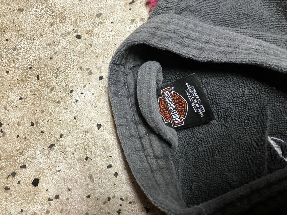 Ropa de dormir Harley Davidson para hombre bata logotipo bordado. Muy cálido.  Foto 4 de 4