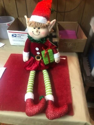 WINTER WONDER LANE Girl Elf Approx. 3 feet tall see picks (21X)