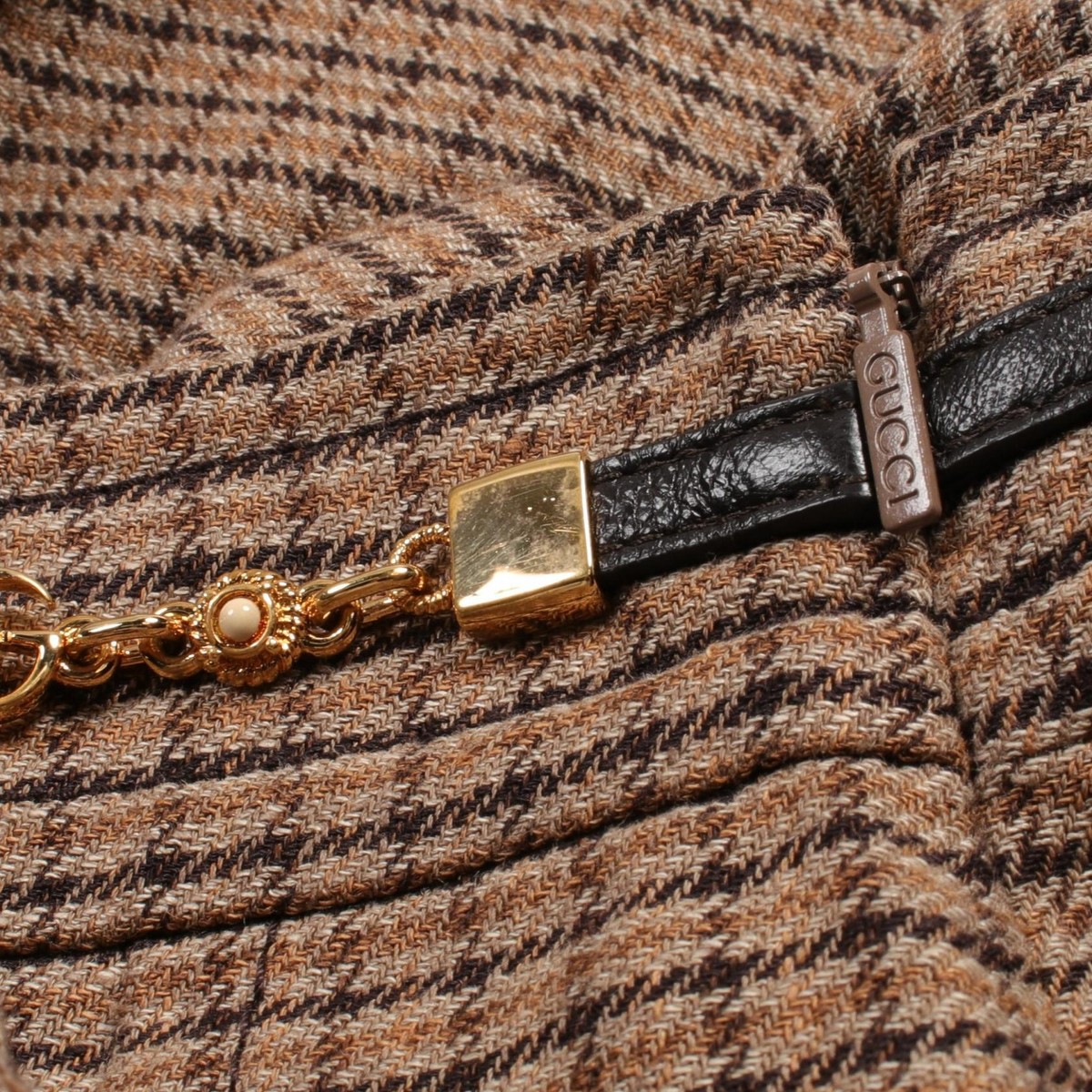GUCCI GG Marmont long skirt jupe #36 652132 Fabric Brown GUCCI GG Marmont long skirt jupe #36 652132 Fabric Brown