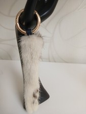 Real Fur Mink Bag Charm Keyring Mink Kohinnoor Gift Idea