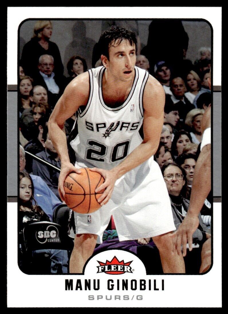 2006-07 Fleer Manu Ginobili San Antonio Spurs #174 | eBay