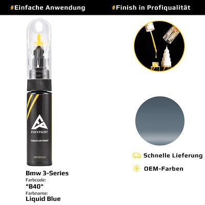 Lackstift für Bmw 3 Series Code: B40 Liquid Blue
