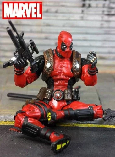 NECA Marvel X-Men Deadpool Ultimate Collector's 8" Action Figure Model Toy Box - Picture 15 of 16