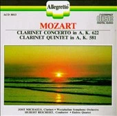 Mozart Clarinet Concerto in A, K. 622; Clarinet Quintet in A, K. 581 (DISC & ART