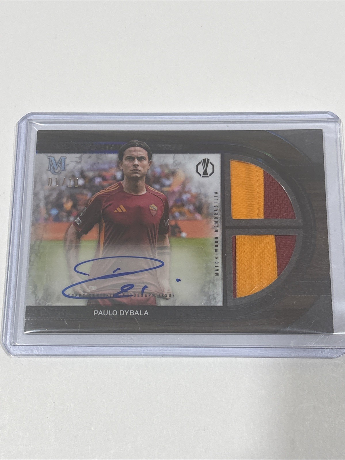 2025/26 Topps Museum Soccer  Paulo Dybala 1/10  Signature Swatches Dual Relic