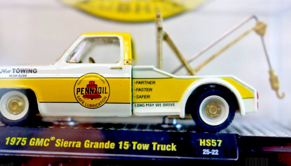 Camión de remolque Chase Square Body 1975 GMC Sierra Grande 15 escala 1/64 Foto 4 de 4