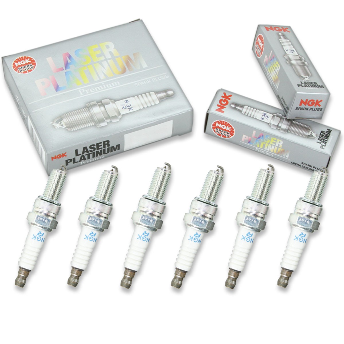 6 pc NGK 4259 PMR7A Laser Platinum Spark Plugs for PG4PHP 6059 9495 46521530 ao