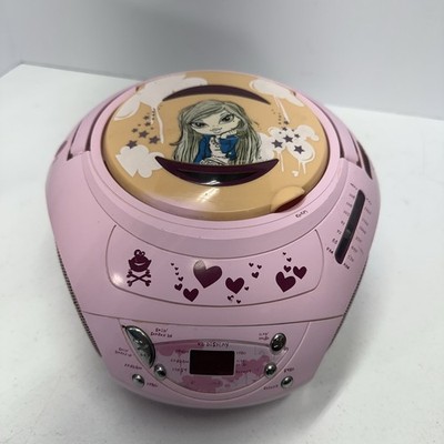Bratz Purse Handbag Portable Boombox Radio- CDS NOT WORKING! Radio Works Fine