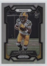 2023 Panini Prizm Rookies Silver Prizm Dontayvion Wicks #333 1k9t