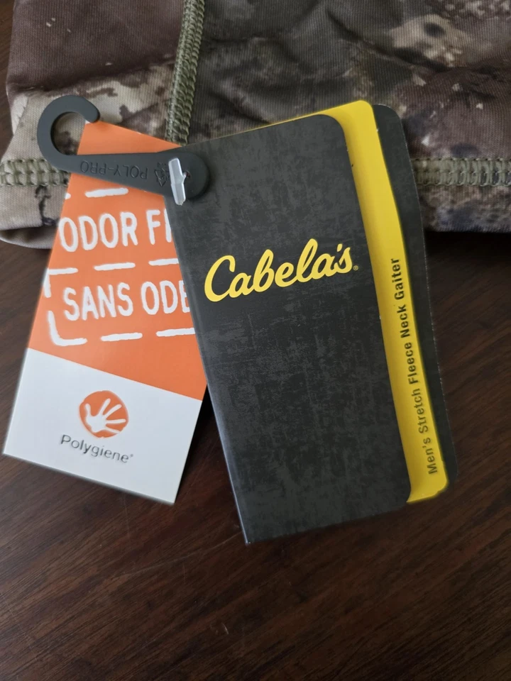 Cabela's Stretch Neck Gaiter Polygiene Odor Control o2 Octane Camo NWT - Image 3 of 4