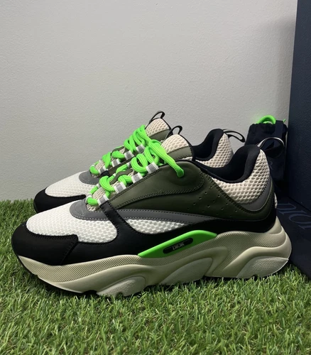 Taille 41 (US 8) Baskets Dior B22 « Vert Slime Tan » SUPER PROPRES ! (Porté 2 à 3X)