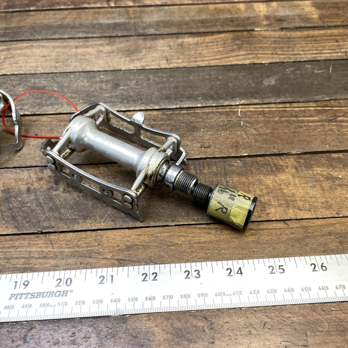 Vintage Campagnolo Record Road Platform Bike Pedals 9/16 Silver