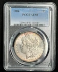 1904 MORGAN DOLLAR PCGS AU 58