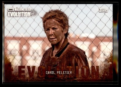 2017 Topps Walking Dead Evolution BROWN Parallel #25 Carol Peletier