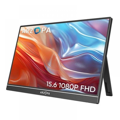 Arzopa A1, 15,6 Portabler Monitor, 1920x1080, 60Hz, IPS, HDR, mini HDMI + USB-C
