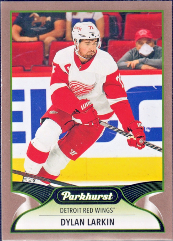 2021-22 Parkhurst #116 Dylan Larkin ePack Bronze Redemption SP b