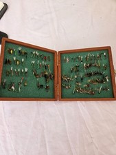Wooden Box dry fly collection 100 plus new flys