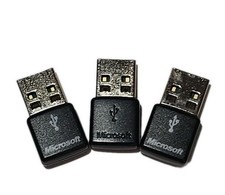 Microsoft Model 1461 Receiver Lot of X3 USB Wireless Dongle for Mouse Keyboard